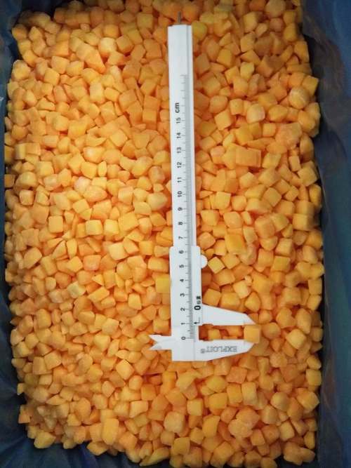 আইকিউএফ জৈব হলুদ পীচ ডাইস বাল্ক প্যাকেজড হিমায়িত ফল জল পাল্প সম্পূর্ণ টুকরা এবং অর্ধেক মিষ্টি স্বাদ সংরক্ষিত 2