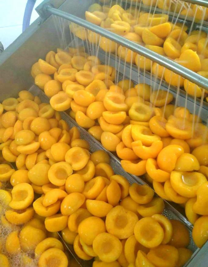 আইকিউএফ জৈব হলুদ পীচ অর্ধেক হিমায়িত ফল মিষ্টি স্বাদ বাল্ক প্যাকেজ সংরক্ষিত জল পাল্প সম্পূর্ণ কিউব ডাইস অর্ধেক উপলব্ধ 6