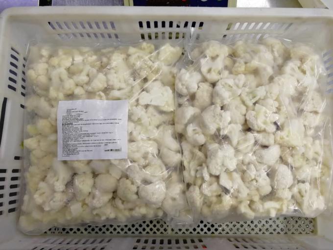 হিমায়িত সবজি ফুলকপি IQF হিমায়িত ফুলকপি ২০-৪০মিমি/৩০-৫০মিমি/৪০-৬০মিমি 2