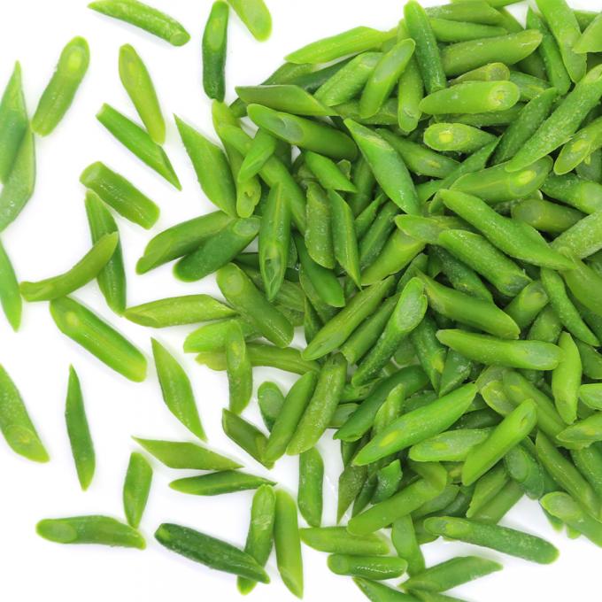 চীন কারখানা বিক্রয় সরাসরি হিমায়িত সবজি আইকিউএফ হিমায়িত সবুজ মটরশুটি কাটা ই এম বা ওডিএম ডিজাইন 1