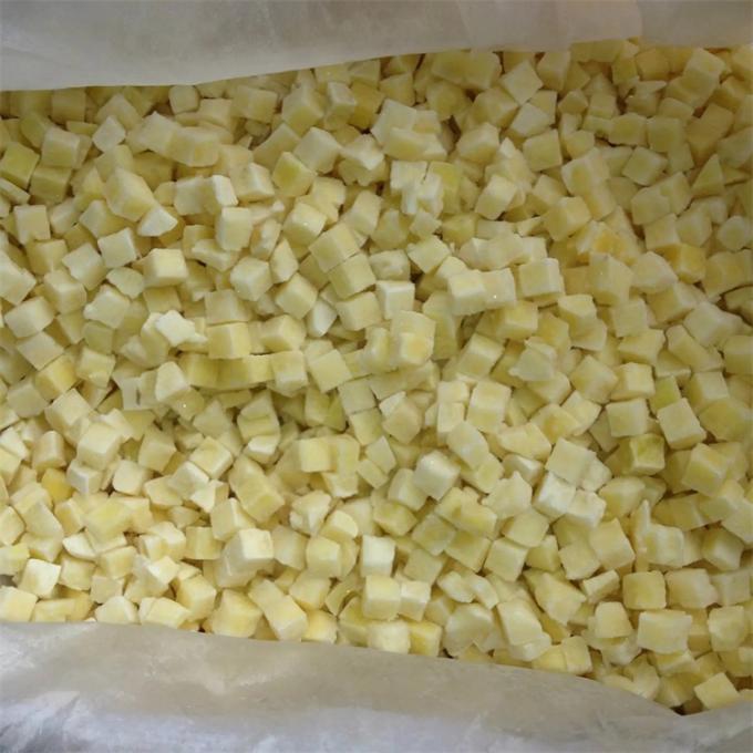 সার্টিফাইড কোয়ালিটি আইকিউএফ ফ্রোজেন আলু ডাইস, ফ্রোজেন সবজির পেশাদার প্রস্তুতকারক 7